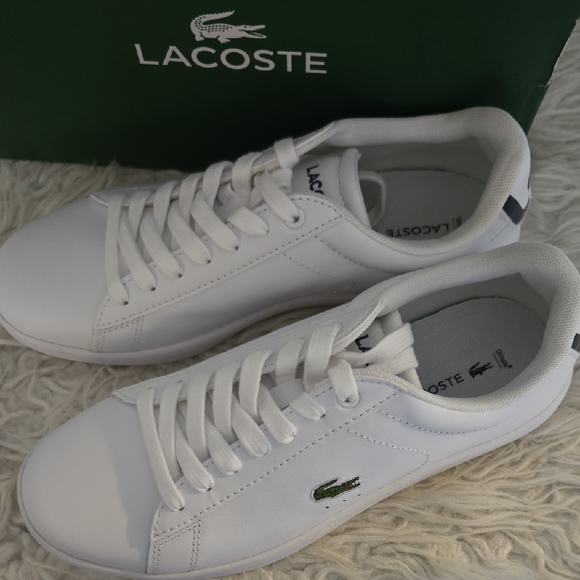 Lacoste Classic White Tennis Shoes - Picture 5 of 6